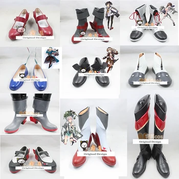 

Kantai Collection KanColle Akagi Kaga Admiral Kantai Shimakaze Hibiki Group of Characters Anime Costume Cosplay Shoes Boots