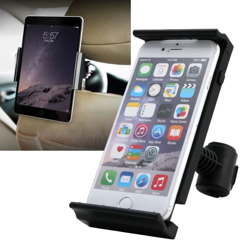 

360 Degree Rotation Car Back Seat Headrest Mount Holder Stand For Universal GPS Tablet