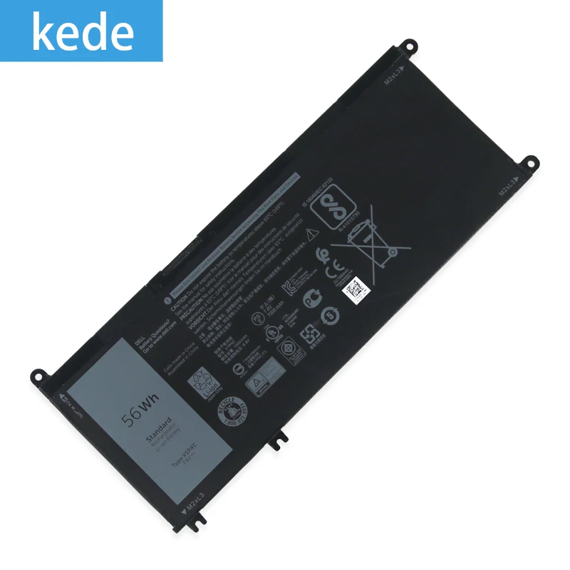 Kede аккумулятор для ноутбука V1P4C для Dell Chromebook 13 3380 серии notebook 7,6 V 56Wh