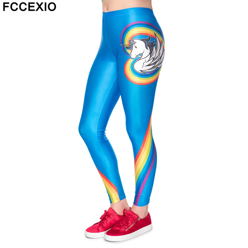 Capri Length Kawaii Icecream Sport Leggings Mid//High Waist Pink