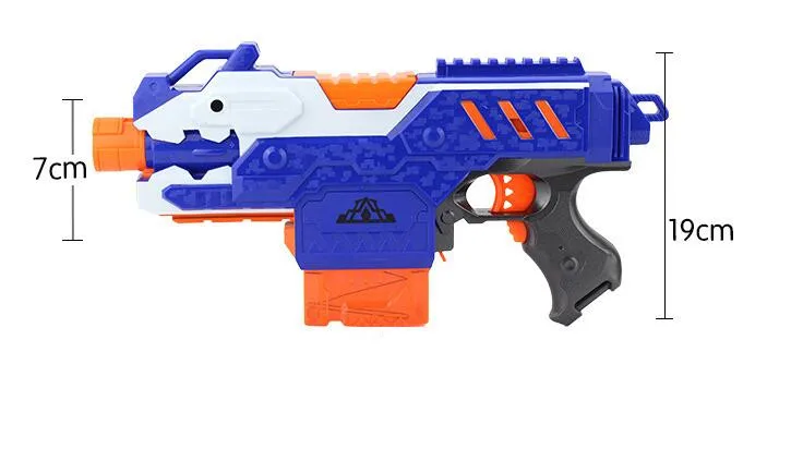Игрушечный пистолет с мягкими пулями электрический игрушечный для nerf игружка