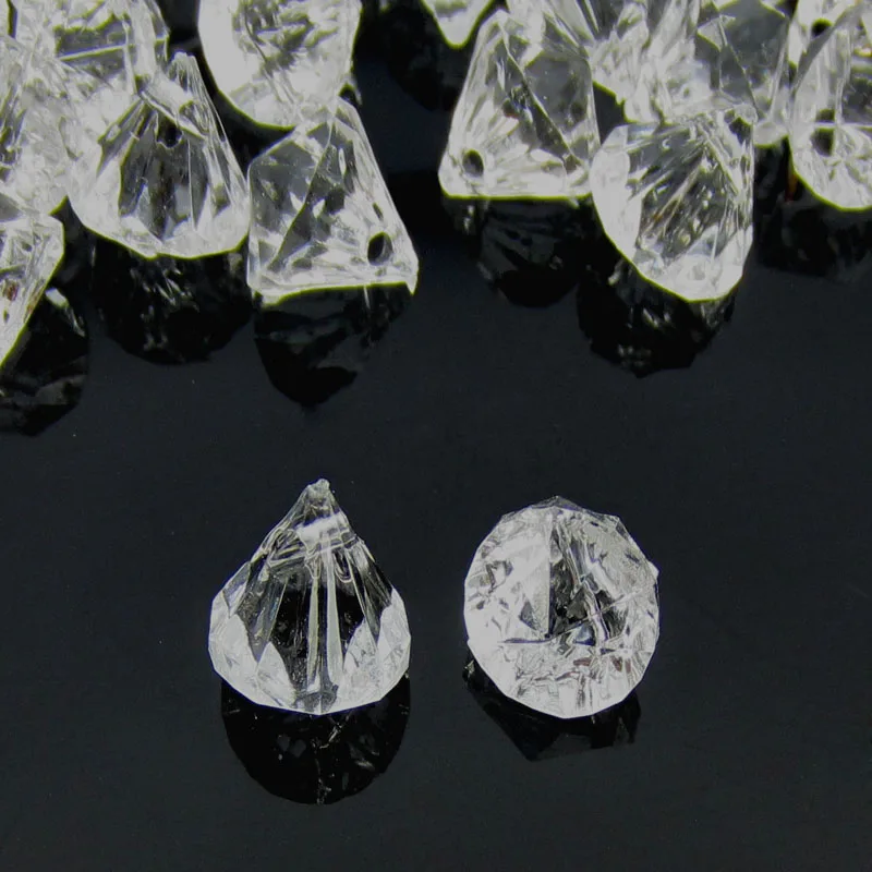 50 шт прозрачные акриловые алмазные драгоценные камни граненые бусины Настольная Ваза Наполнитель пират Акриловые Алмазные кристаллы в украшения для вечеринки сделанные своими руками 12,0 мм