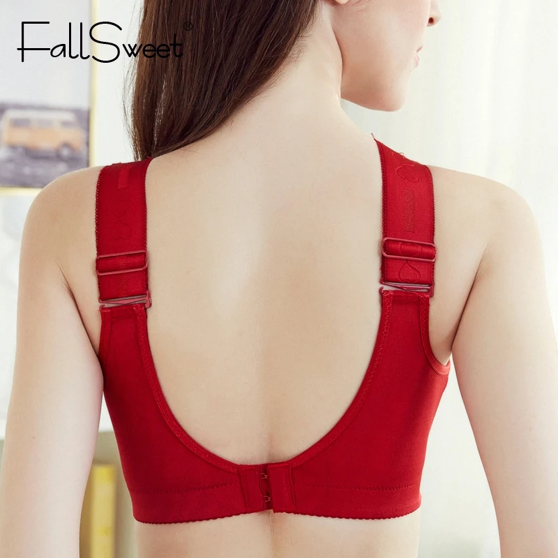 Женский бюстгальтер большого размера FallSweet без бретелек и косточек с глубоким V