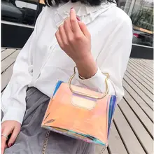 New Brand Women Bag Fashion Female Handbag High Quality PU Leather Transparent Shoulder Bag Jelly Chain Candy Color Shoulder Bag New Brand Women Bag Fashion Female Handbag High Quality PU Leather Transparent Shoulder Bag Jelly Chain Candy Color Shoulder Bag
