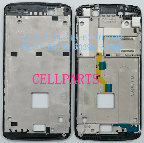 Для Alcatel One touch Idol 3 (4 7 дюйма) OT 6039 6039Y 6039K 6039O 6039A передняя рамка для ЖК-дисплея