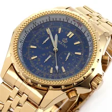 ORKINA высококачественный стальной ремешок Miyota JS20 Move Мужские t люди с большим набором кварцевые часы reloj masculino