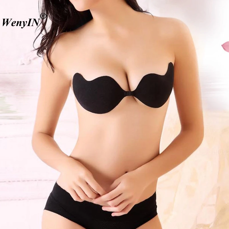 

Bra Black Skin Fly Bra Natural Color Silicone Bras Strapless Invisible Bras