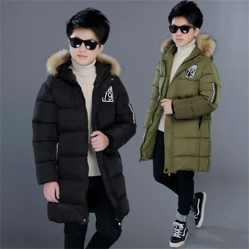 

Winter Children Jacket&Coat For Boys Camouflage Fashion Hooded Outwear Kids Down Coat Padded-Cotton Boy Clothes Outwears