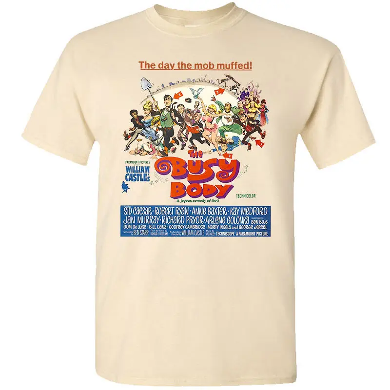 The Buse Тела Sid Цезарь ричард Прайор posterT shirt NATURAL 2018 Новый Футболка | Мужская одежда