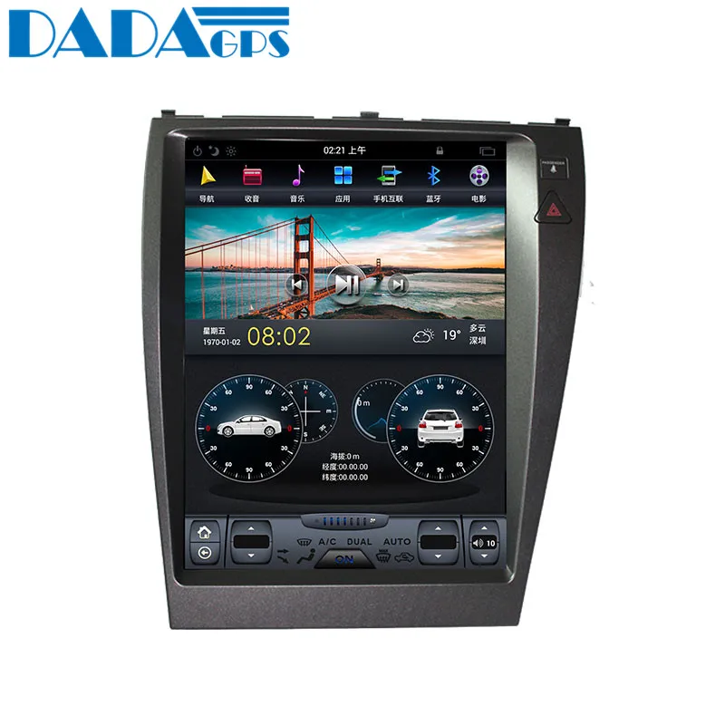 Экран 12 1 &quotв стиле Tesla IPS Android 6 0 для Lexus ES240 ES250 ES300 ES330 ES350 2006 2012 радио GPS навигация