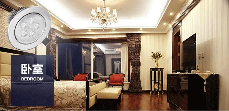 bathroom ceiling light High power 3W 5W 7W Ceiling Lamp Recessed LED Downlight Dimmable 220V 110V Warm/Pure/Cold White Led Spot Light with led driver led ceiling lights for homes