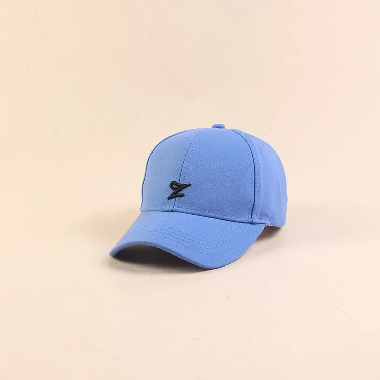 Новое поступление Z письмо вышивка бейсболки женские Регулируемый задник кепки мужская мода мужская шляпа оптом - Цвет: blue