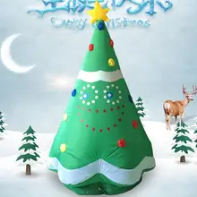 160 см гигантская надувная Рождественская елка со светодиодной подсветкой, игрушки с вентилятором, новогодние Свадебные вечерние украшения для двора