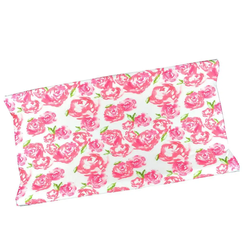 Kidlove Changing Pad Cover Girl or Boy Baby Changing Table Cover Baby Gift Changing Mat Baby Nursery SAN0 - Цвет: Pink rose