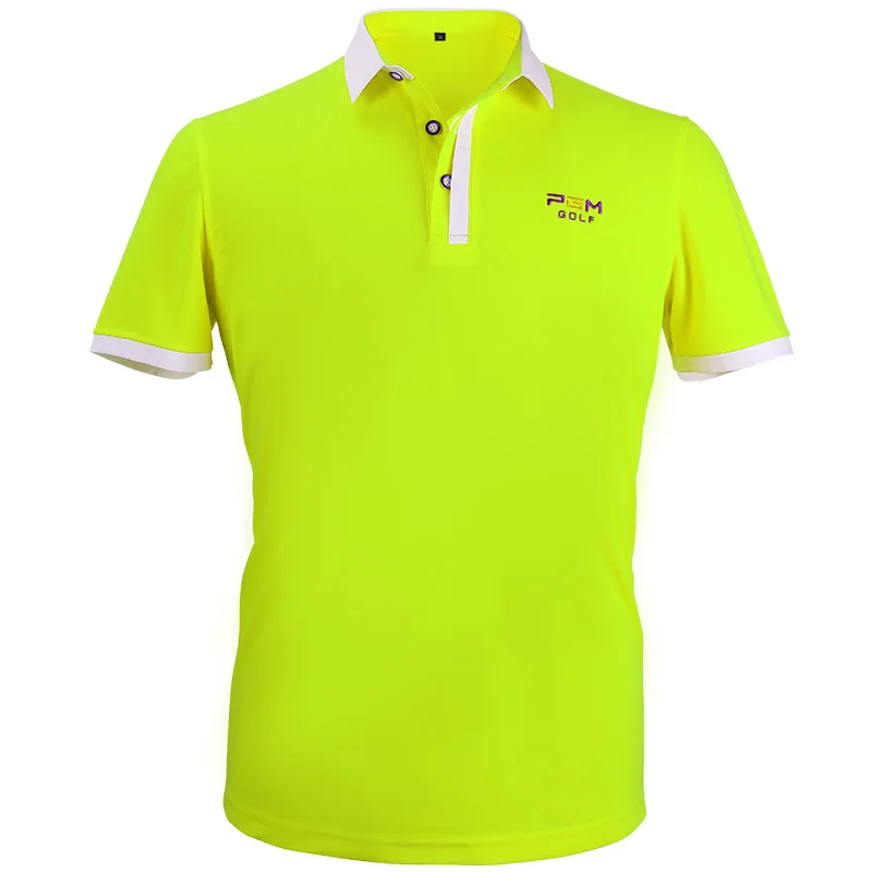 Golf Apparel Men's Short Sleeved Polo Shirt Summer Running