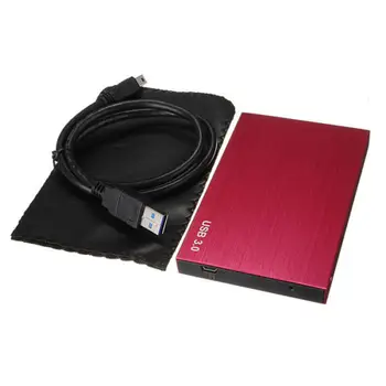 

SATA USB 3.0 SATA 2.5" HD HDD HARD DISK DRIVE ENCLOSURE EXTERNAL CASE BOX RED
