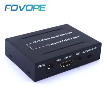 

HDMI to HDMI Audio Video Extractor Optical SPDIF + L/R Adaptive Separator V2.0