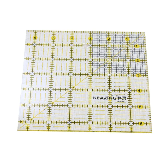 1 pcs sewing tools tailor special ruler acrylic material 6 5 6 5