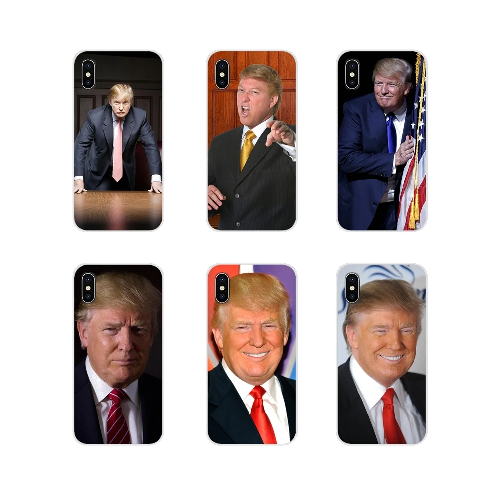 

For LG G3 G4 Mini G5 G6 G7 Q6 Q7 Q8 Q9 V10 V20 V30 X Power 2 3 K10 K4 K8 2017 Donald Trump stupid face Transparent Soft TPU Case