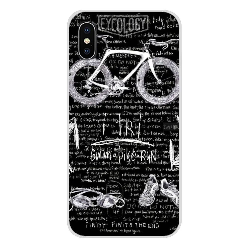 Аксессуары, чехлы, чехол с рисунком Ironman Triathlon Love для Apple iPhone X XR XS MAX 4 4S 5 5S 5C SE 6 6S 7 8 Plus ipod touch 5 6