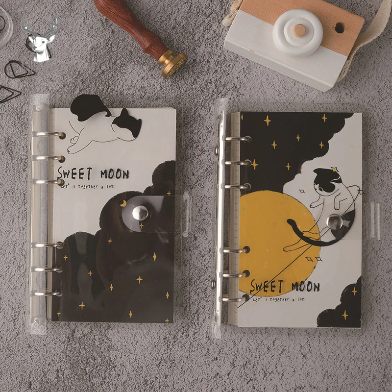 Креативный японский стиль милый кот катушка записная книжка планировщик