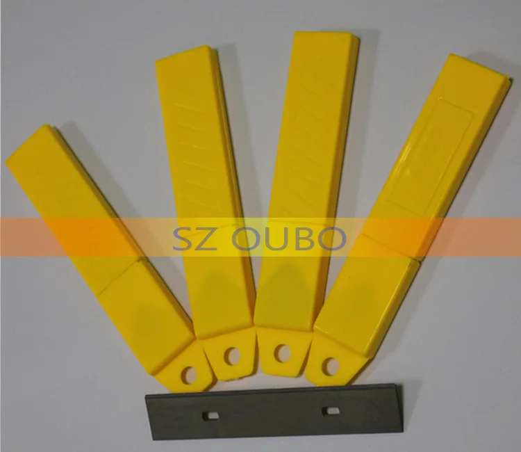 Work for 5 in 1 Frame Machine Super Clean Blade Scraper Wiper Blade for for Cell Phone LCD Glass Lens Removing Drying Glue Tool (5)