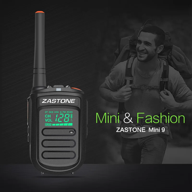 Портативная мини рация zaston ZT MINI9 UHF 400 470 МГц 128 каналов Портативный Ручной
