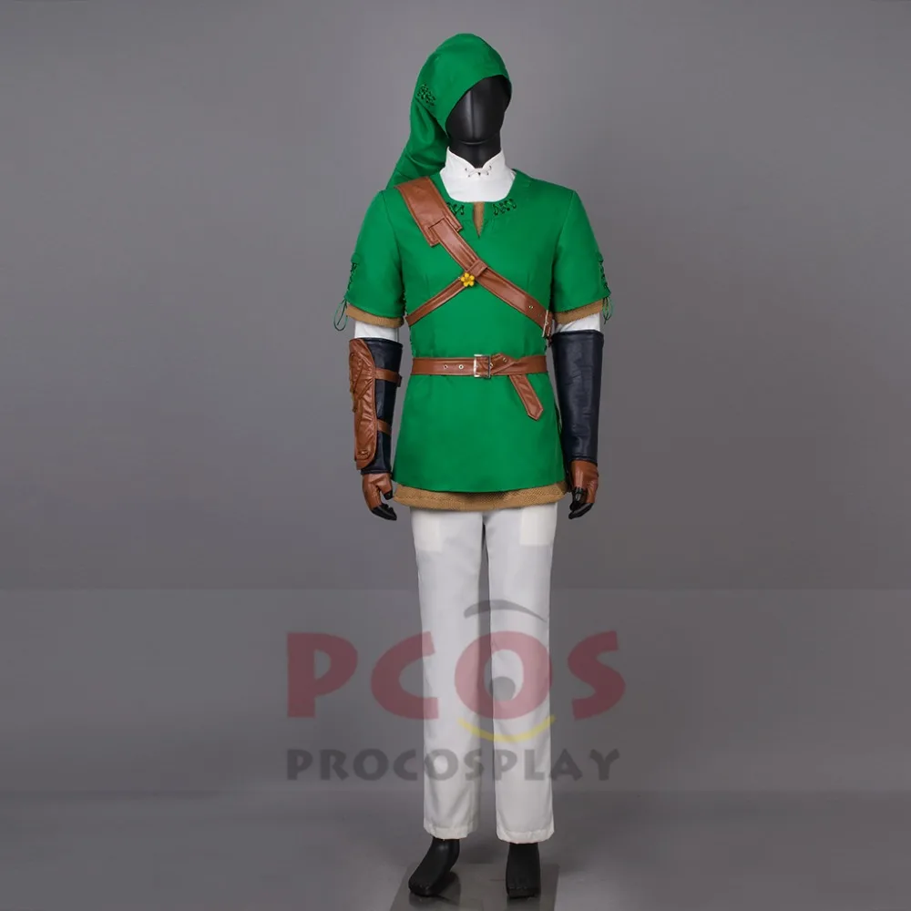 

Deluxe The Legend of Zelda Link Green Cosplay Costume Custom mp002139