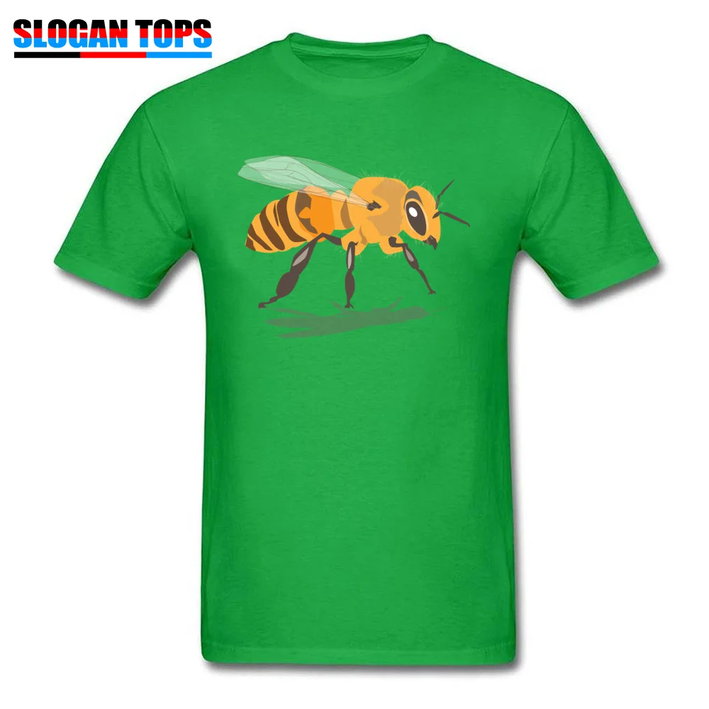 Retro Men's T-shirts bee 2546134_960_720 Customized Tops T Shirt 100% Cotton Short Sleeve Hip hop Tee Shirt Round Neck bee 2546134_960_720 green
