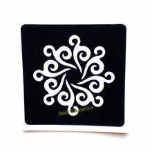 1 шт Хна Цветок поддельные татуировки трафарет сексуальные женщины макияж, боди-арт Аэрограф Живопись Водонепроницаемый татуировки шаблон стикер