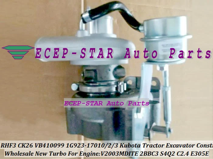 TD03L RHF3 CK26 VB410099 1G923-17010 1G923-17012 1G923-17013 Turbo Turbocharger For Kubota Tractor Excavator Construction V2003MDITE 2BBC3 (3)