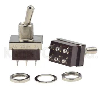 

5pcs KN3-3 Toggle switch with high quality rocker switch ON - ON six feet two