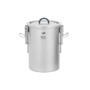 

Keith Ti6300 Multipurpose Titanium pot cookware light-weight camping cooker Free Shipping