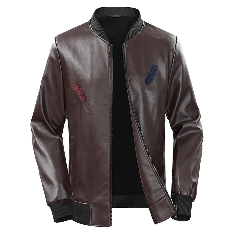 Осеннее пальто Для мужчин jaket 8XL 6XL s мех Куртки зимние кожаные кожаный жакет