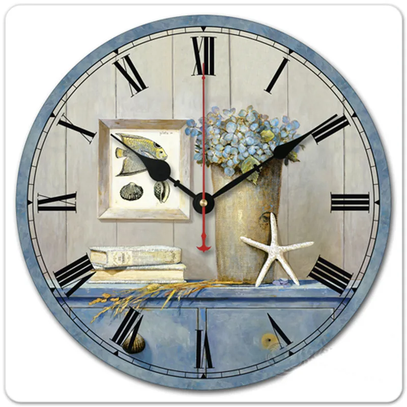 12 дюймов антикварные цифровые деревянные настенные часы декоративные кварцевые настенные часы
