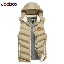 JOOBOX Brand 2017 Winter Vest Men Fashion Outerwear Casual High Quality Cotton Waistcoat Warm autumn Sleeveless Jacket Slim Coat