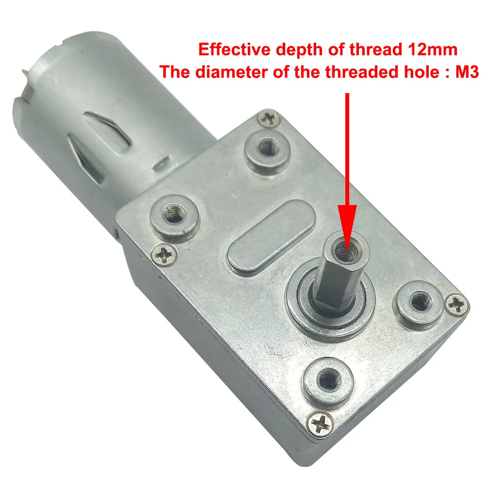 Микро 6V 12 V 24V DC червячный редуктор низкоскоростной двигатель 3 до 150RPM 12 вольт DC высокий крутящий момент двигатели самоблокирующаяся Регулируемая скорость обратный