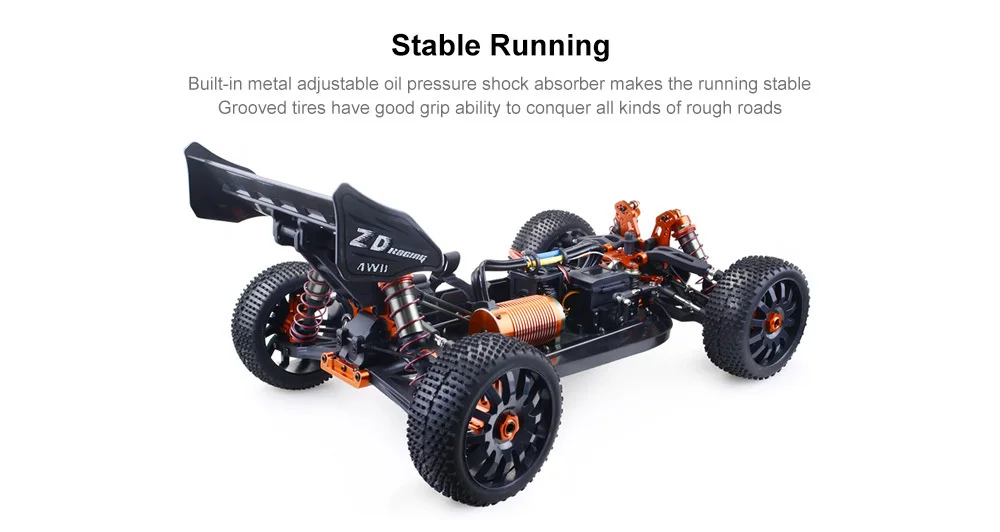 Гоночный автомобиль 4WD высокая скорость 112 км/ч Багги 120A ESC 4274 бесщеточный двигатель без батареи против Hobao Traxxas DIY игрушки для детей игрушки