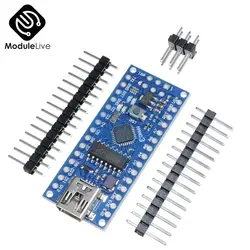 Nano V3 ATmega168 CH340G мини USB, UART Интерфейс совместим совета Модуль 16 МГц 3,3 V-5 V микроконтроллер сброс USB