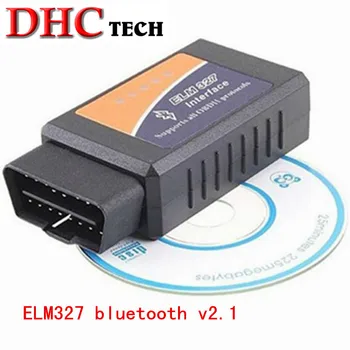 

100PCS/ LOT ELM327 Bluetooth ODB2 Auto Diagnostic Interface Scanner Mini ELM 327 Bluetooth V2.1 Car Scan Tool For Multi-Brands