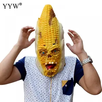 

Halloween Props Party Mask Scary Burn Corn Monster Mask Halloween For Cosplay Latex Masks Horror Mascaras Masquerade Maske Adult