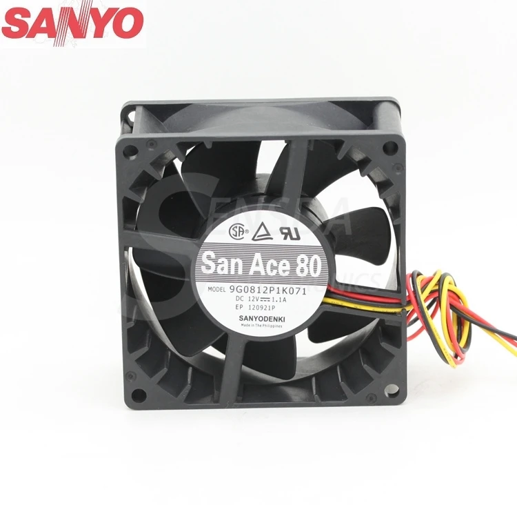 Оригинальный Для Sanyo 9G0812P1K071 8038 80 мм 8 см DC 12 В 1.8A 4wie серверный инвертор
