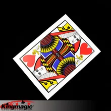 Королева Монте Волшебные трюки реквизит игрушки сценическая Магическая вспышка становится королем