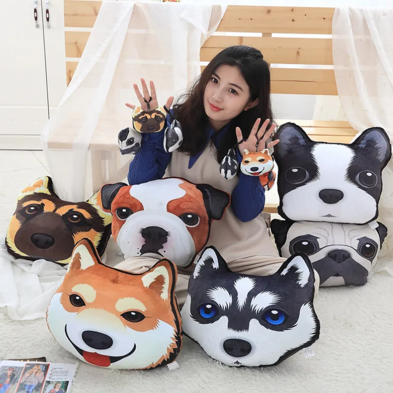 Kawaii подушка для собаки щенка Ститч Саше кукла подвеска мягкий плюшевый чучело