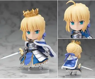 

Q version Fate stay night saber Action Figure PVC Collection figures toys for christmas gift brinquedos Collectible