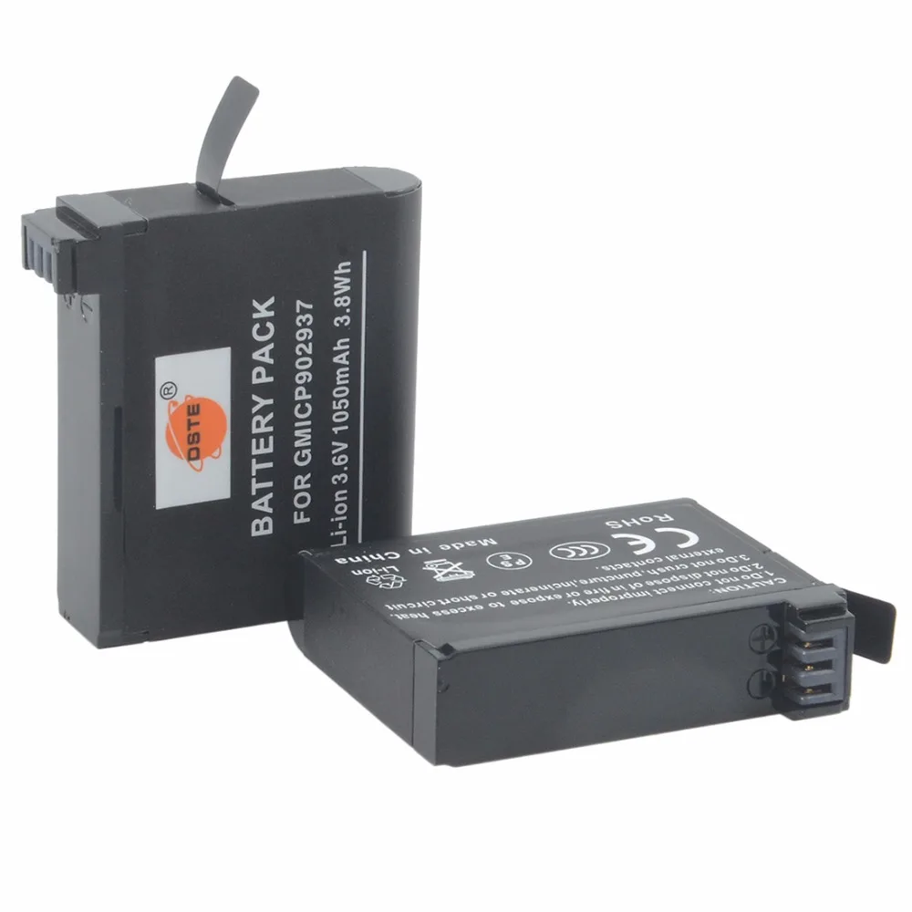 DSTE 2x GMICP902937 Rechargeable Battery for Garmin VIRB ULTRA 30