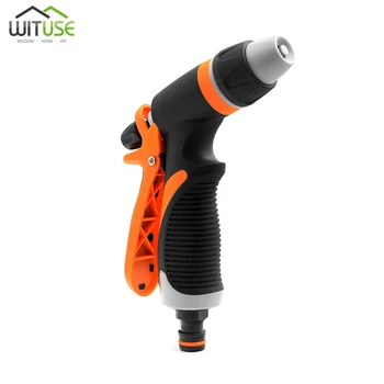 

Garden Hose nozzles 4 Patterns Water Gun hose Flow Control Sprayer for Car Wash Cleaning Watering Lawn and Garden Sprinkler