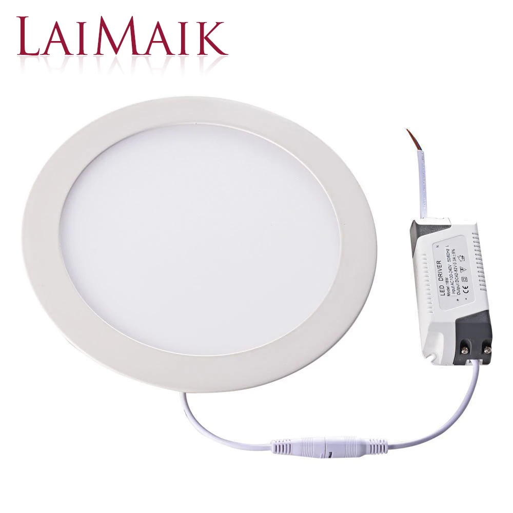 Светодиодная панель LAIMAIK 20 шт./лот 110/220 В переменного тока потолочный светильник 3