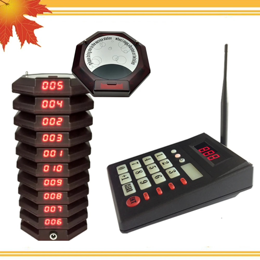 Buy Restaurant Pager Wireless Paging Queuing System 1