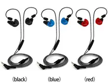 Original New Moxpad X6 not Wireless Headset Stereo In-Ear wired Earphone 3.5m Studio Music with Mic for phone Sport Running